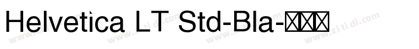 Helvetica LT Std-Bla字体转换